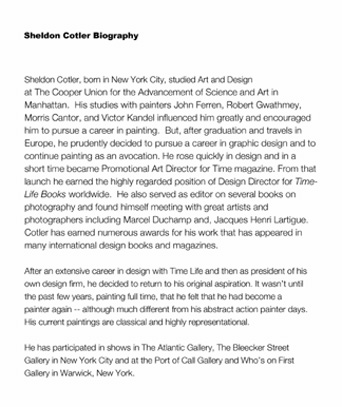 Biography of Sheldon Cotler